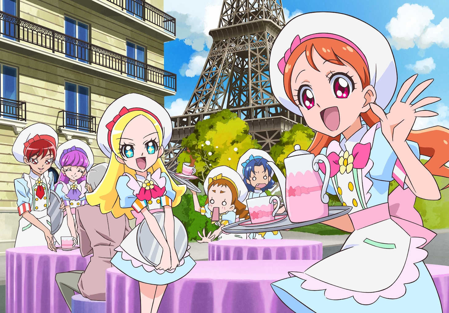 劇場アニメーション「映画キラキラ☆プリキュアアラモード パリッと！想い出のミルフィーユ！」より。