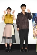 「西遊記2～妖怪の逆襲～」舞台挨拶の様子。