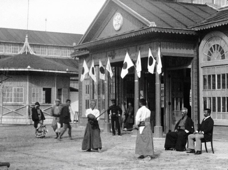 1897年に京都で撮影された映像より。