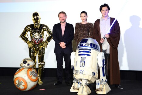 「スター・ウォーズ／最後のジェダイ」ファンミーティングの様子。