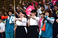 「あさひなぐ」部活生限定試写イベントの様子。