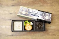 セガコラボカフェメニューより、「聖女と魔女の白黒シチュー」（1000円）。(c)TYPE-MOON/FGO PROJECT　(c)SEGA　(c)東出祐一郎・TYPE-MOON/FAPC