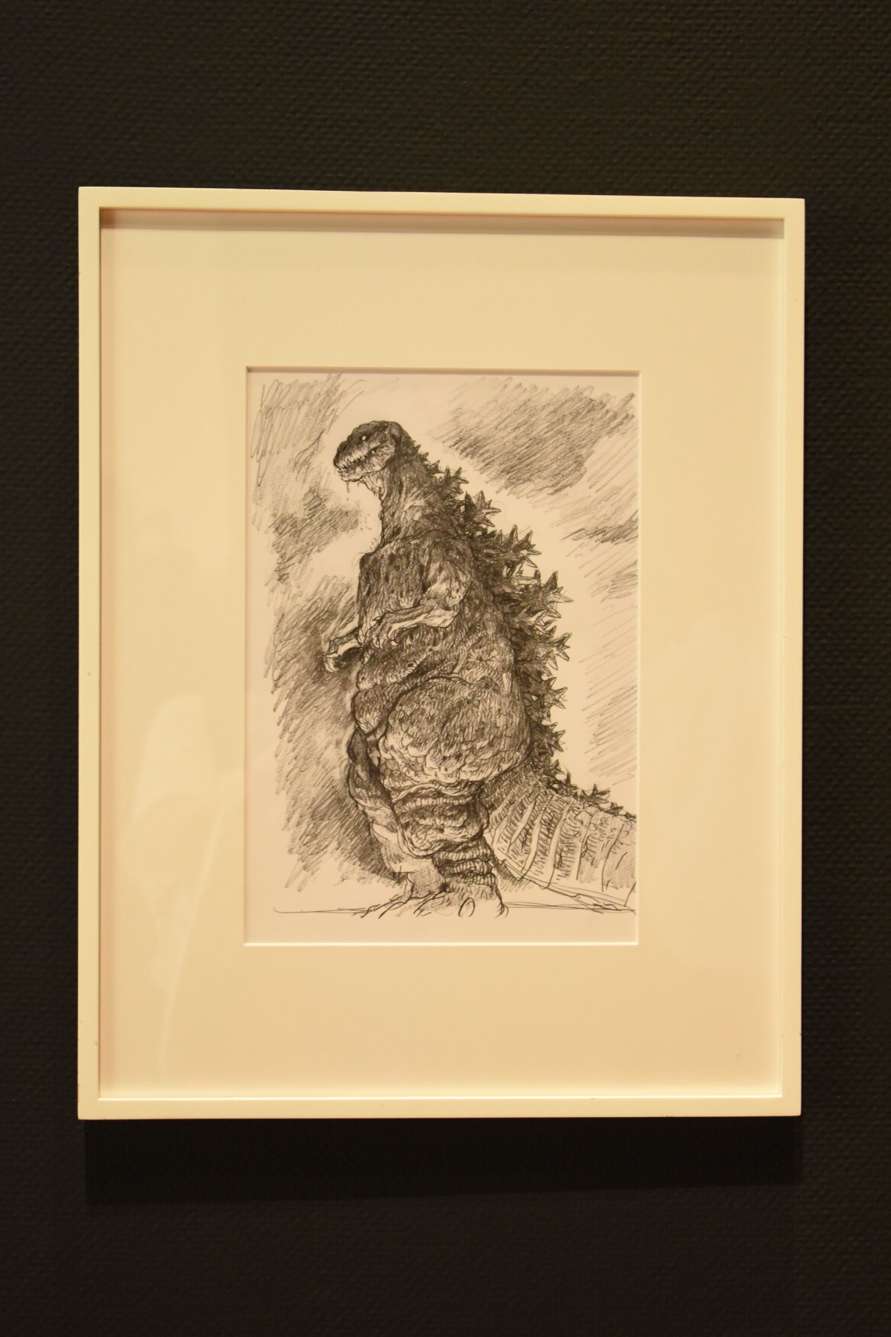 「第20回文化庁メディア芸術祭受賞作品展」より、「シン・ゴジラ」展示ブースの様子。