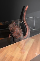 「第20回文化庁メディア芸術祭受賞作品展」より、「シン・ゴジラ」展示ブースの様子。