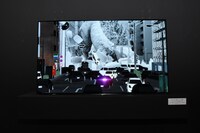 「第20回文化庁メディア芸術祭受賞作品展」より、「シン・ゴジラ」展示ブースの様子。