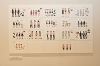 「第20回文化庁メディア芸術祭受賞作品展」より、「映画『聲の形』」展示ブースの様子。