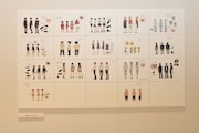 「第20回文化庁メディア芸術祭受賞作品展」より、「映画『聲の形』」展示ブースの様子。