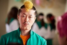 「斉木楠雄のΨ難」より、新井浩文演じる燃堂力。