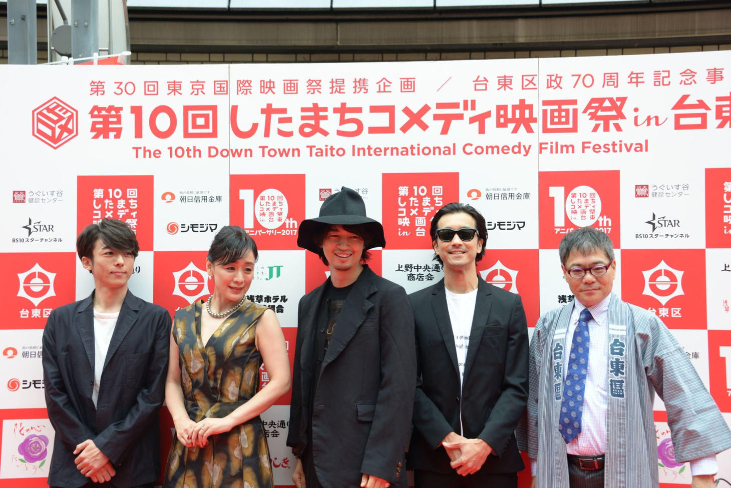 レッドカーペットイベントの様子。