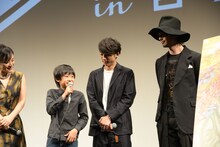 左から神野三鈴、大西利空、高橋一生、齊藤工。