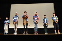 「宇宙戦隊キュウレンジャー Episode of スティンガー」完成披露上映会の様子。