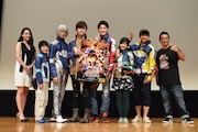 「宇宙戦隊キュウレンジャー Episode of スティンガー」完成披露上映会の様子。