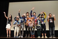 「宇宙戦隊キュウレンジャー Episode of スティンガー」完成披露上映会の様子。