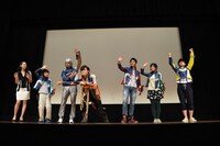 「宇宙戦隊キュウレンジャー Episode of スティンガー」完成披露上映会の様子。