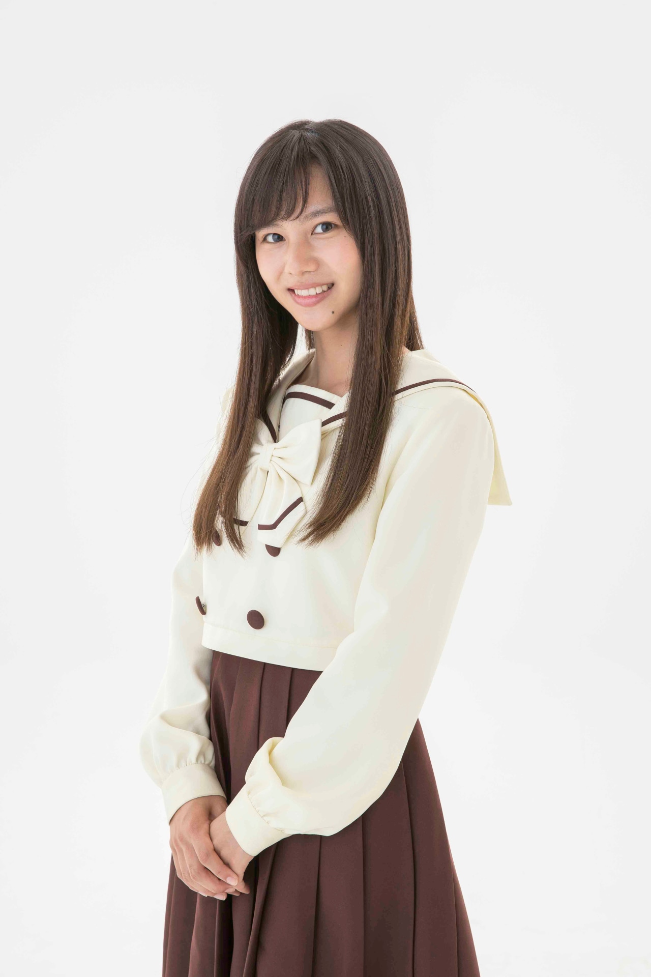 松風理咲演じる七瀬まい。