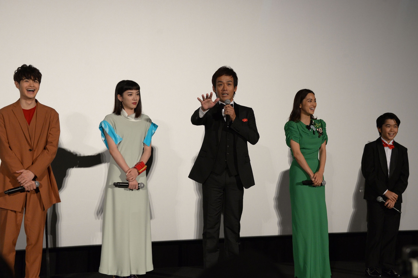「ミックス。」舞台挨拶の様子。