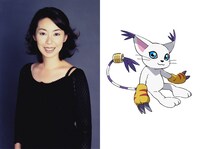 左から徳光由禾、テイルモン。