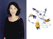 左から徳光由禾、テイルモン。