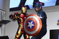 ゲーム「マーベル VS. カプコン：インフィニット」完成披露会の様子。