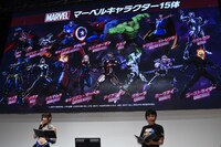 ゲーム「マーベル VS. カプコン：インフィニット」完成披露会の様子。
