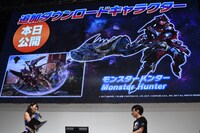 ゲーム「マーベル VS. カプコン：インフィニット」完成披露会の様子。