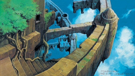 「天空の城ラピュタ」《荒廃したラピュタ》1986年 (c)1986 Studio Ghibli