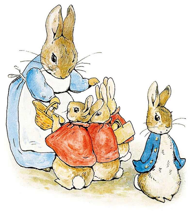 ピーターラビットの原作イラスト。(写真提供:HANDOUT / KRT / Newscom / ゼータ イメージ)