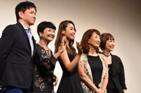 「キセキの葉書」完成披露上映会の様子。