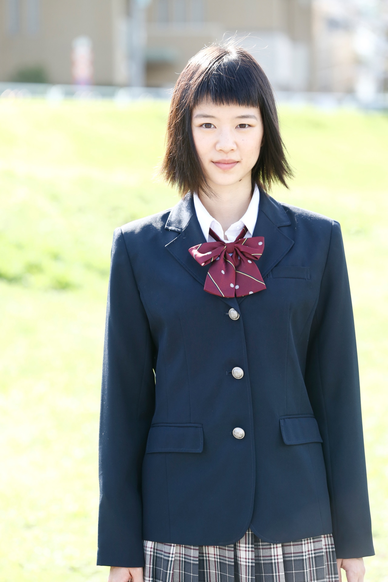 ハツ美役を演じる片山友希。