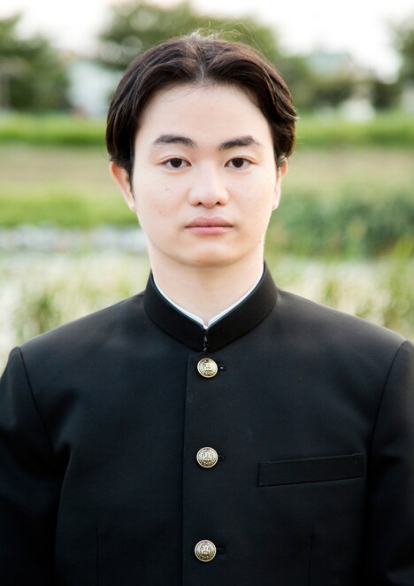 田中真二役を演じる森永悠希。