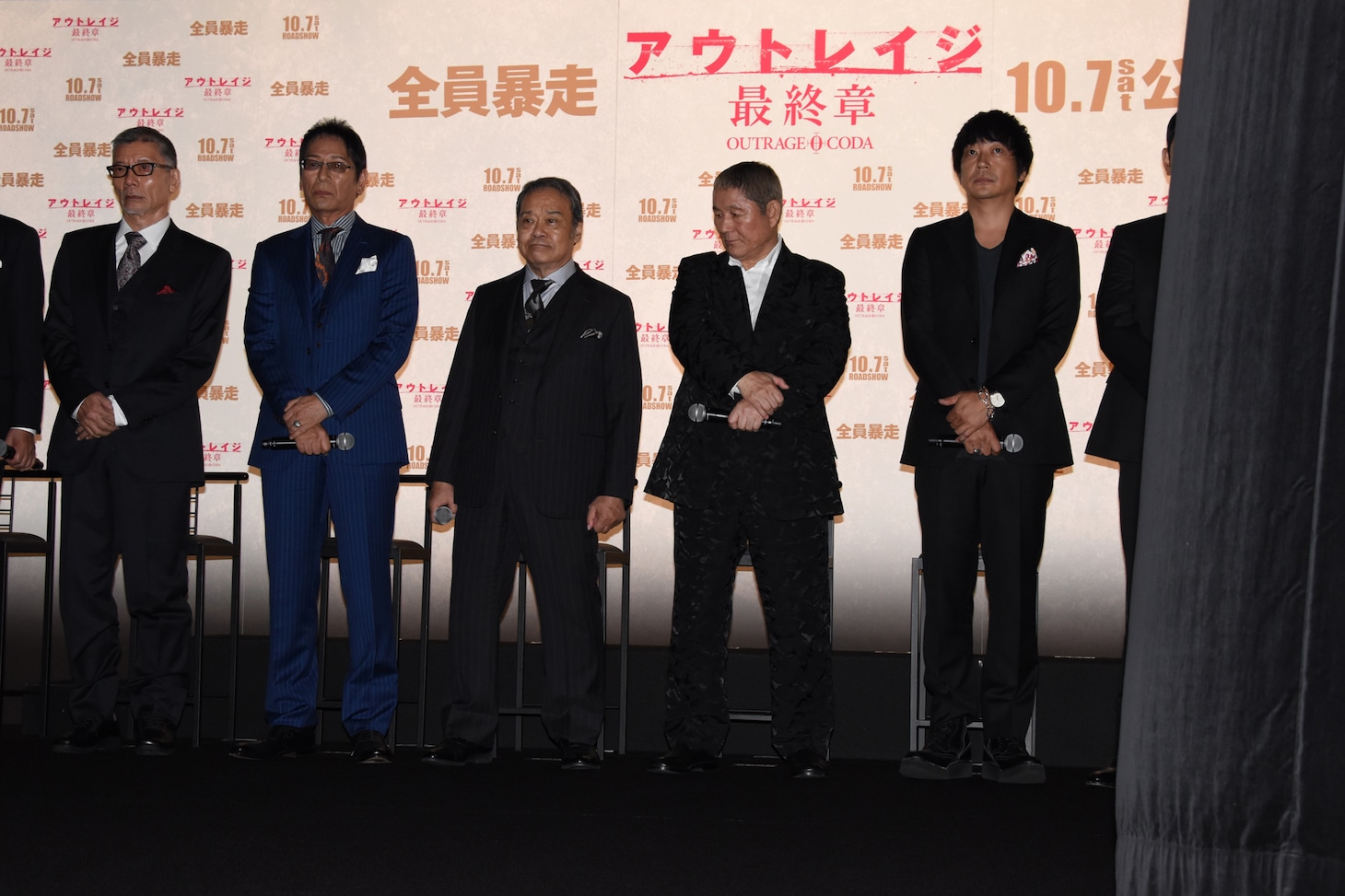 「アウトレイジ 最終章」ジャパンプレミアの様子。