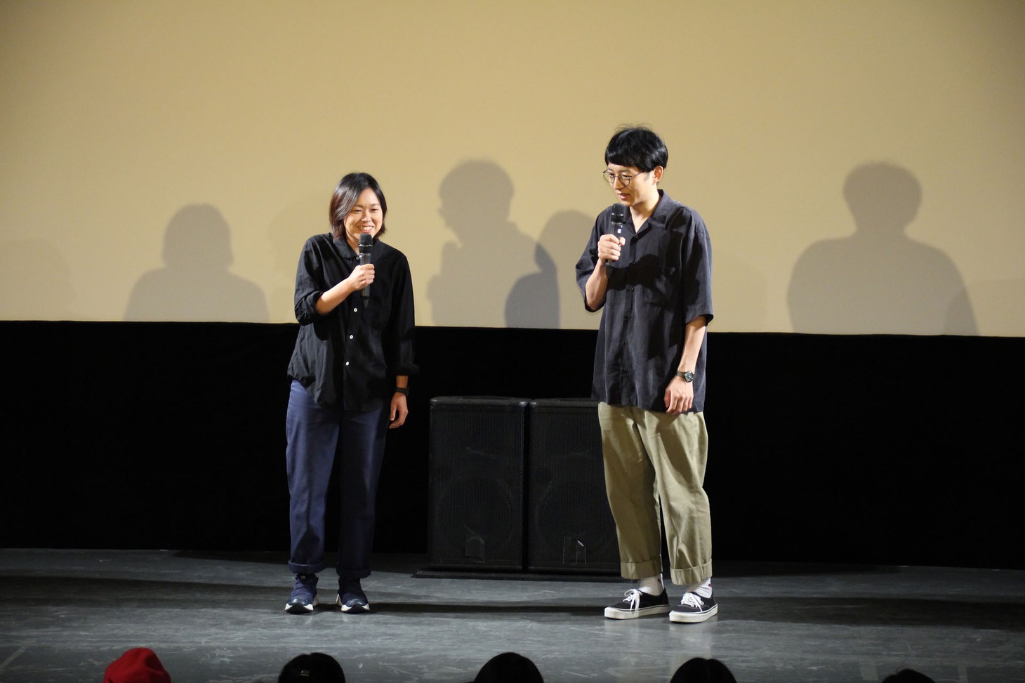 左から瀬田なつき、井手健介。