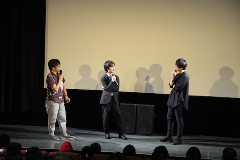 左から三木孝浩、月川翔、内澤崇仁。