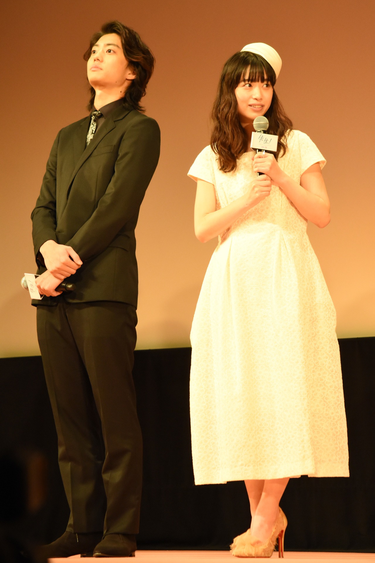 「先生！ 、、、好きになってもいいですか？」の完成披露イベントの様子。