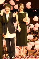 映画「先生！ 、、、好きになってもいいですか？」の完成披露イベントの様子。