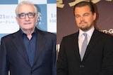 左からマーティン・スコセッシ、レオナルド・ディカプリオ。
