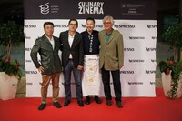 サンセバスチャン国際映画祭にて行われた「ラーメンヘッズ」ラーメンディナー付き上映会の様子。