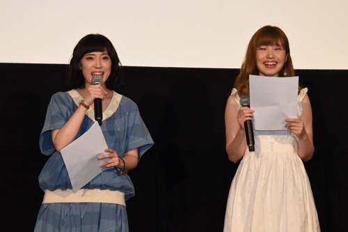 左から中村繪里子、内田彩。