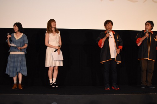 「『宇宙戦艦ヤマト2202 愛の戦士たち』第三章『純愛篇』」最速先行上映会の様子。