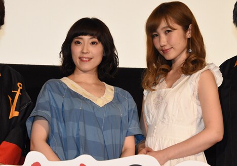 左から中村繪里子、内田彩。