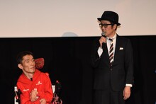 左から熊篠慶彦、リリー・フランキー。