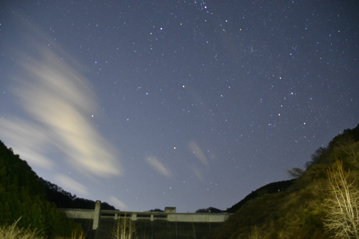星空観賞のイメージ画像。