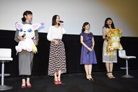 「デジモンアドベンチャー tri. 第5章『共生』」初日舞台挨拶の様子。