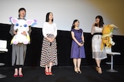 「デジモンアドベンチャー tri. 第5章『共生』」初日舞台挨拶の様子。