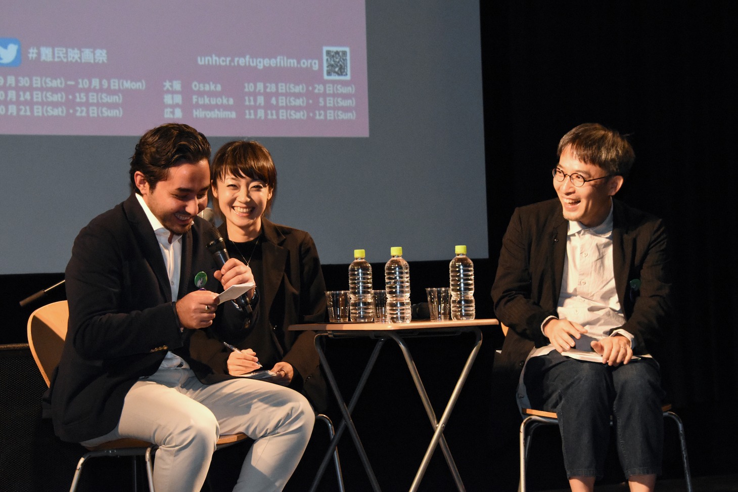 「希望のかなた」トークイベントの様子。