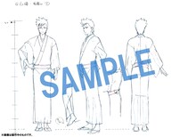 櫻井孝宏が声を当てる山崎烝の設定ラフ画。