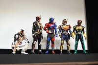 「劇場版 仮面ライダーエグゼイド トゥルー・エンディング」ファンミーティング“後夜祭レベル99”の様子。