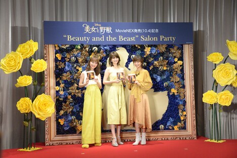 左から内田理央、マギー、優木まおみ。