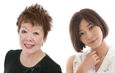 第1部「スーパーロボットマニアックトーク」のゲスト。左から松島みのり、田名部生来。