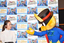 百田夏菜子（ももいろクローバーZ）とゾロリ。